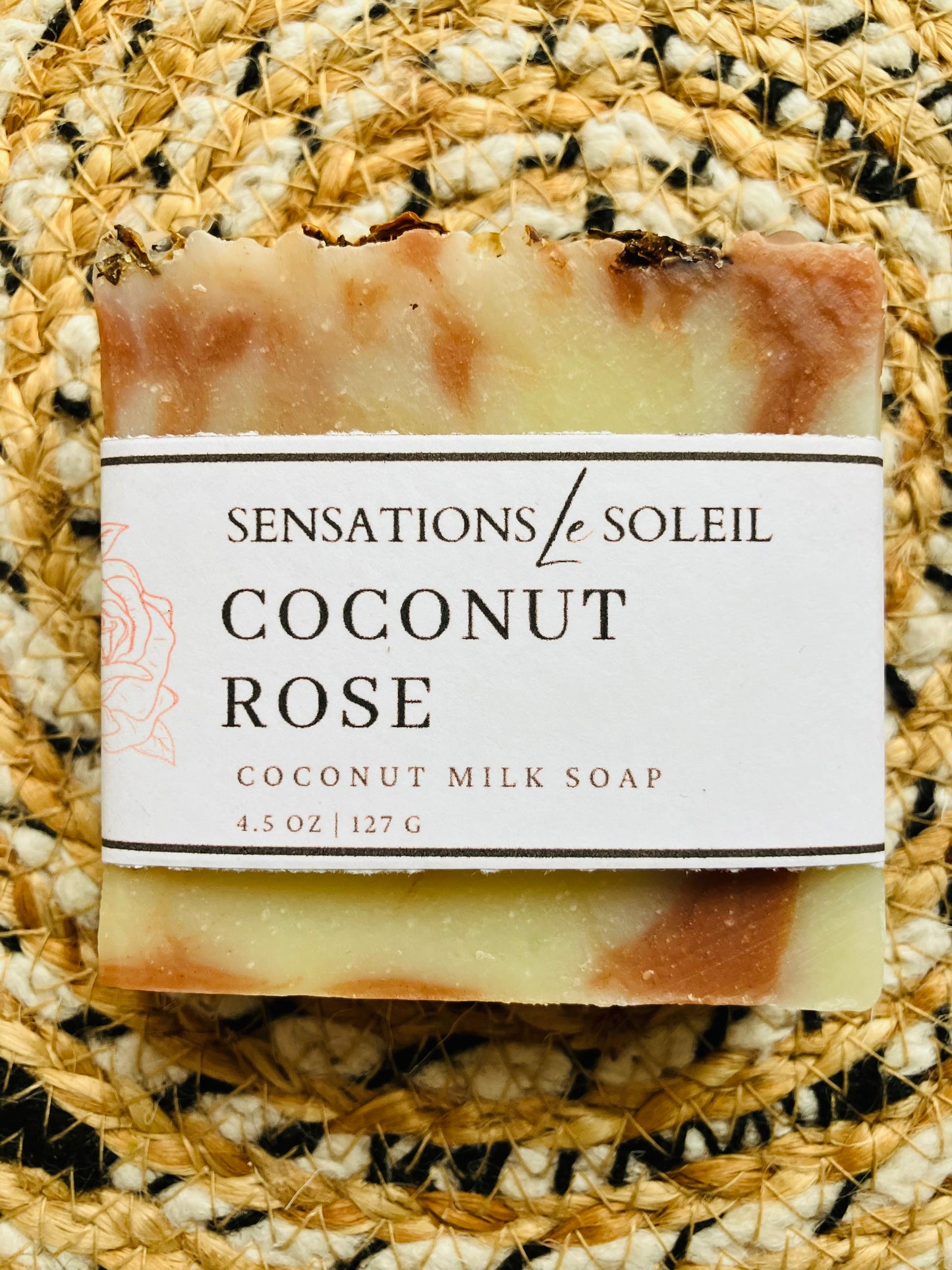 **Coconut Rose Petals Soap**