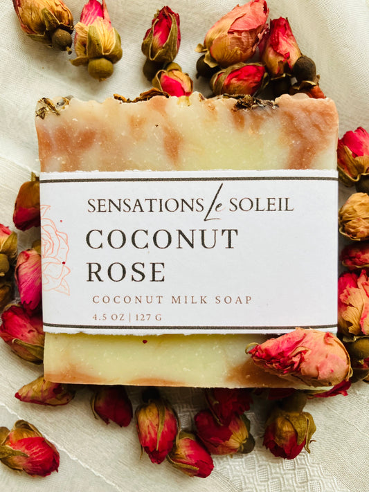 **Coconut Rose Petals Soap**